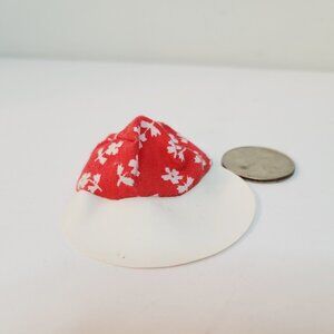 Barbie Skipper Best Buy 1965 #2220 Variation Red White Floral Hat White Visor